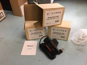 lot 66 image: 3 Hyper Hypercam HD 1080p USB Web Camera