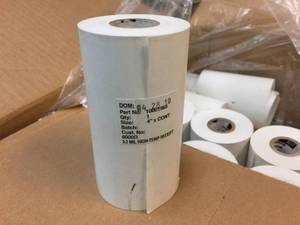 lot 73 image: Zebra 8000D Hi-Temp Thermal Receipt Paper