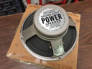 lot 85 image: Vintage DA Sound City Fane Power Speaker