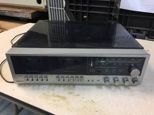 lot 92 image: Vintage Montgomery Ward Stereo-Cassette-Record Player