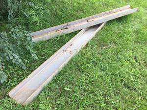 lot 120 image: 2 Pc Steel Channel 10 x 4 x 12 Thick