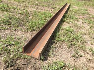lot 124 image: 1 Pc Steel Channel 6 x 3 x 716 Thick