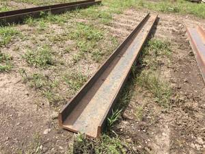 lot 125 image: 1 Pc Steel Channel 6 x 2 12 x 716 Thick
