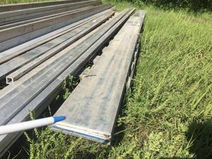 lot 135 image: 4 Pc Aluminum Flat Stock 6 x 14