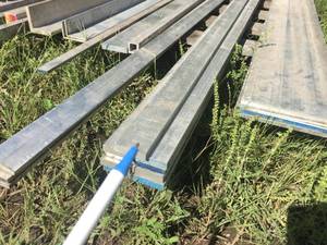 lot 136 image: 9 Pc Aluminum Bar 1 12 x 516