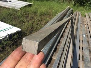 lot 145 image: 1 Pc Aluminum Bar 1 x 1 14 x 8