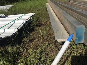 lot 149 image: 1 Pc Aluminum Flat Bar 4 12 x 2 x 12