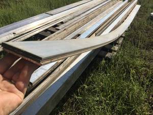 lot 150 image: 3 Pc Aluminum Flat 4 x 316 x 12