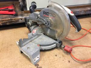 lot 156 image: Ridgid MS1050 Compound Miter Saw