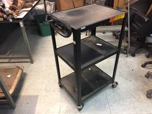 lot 164 image: Rolling AV Cart