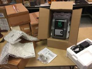 lot 198 image: 6 Toshiba Corner Mount Adapters & DC DataMax