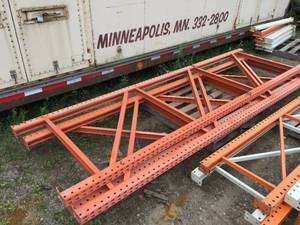 lot 3 image: 3 Pallet Racking End Pcs 42 x 12