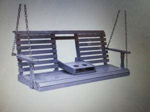 Wood Porch Swing open box Retail $3...