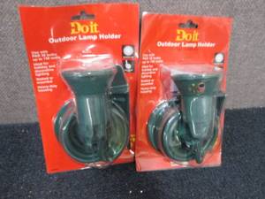 2- DoIt Outdoor Lamp Holders...