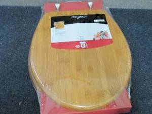 Mayfair Round Dark BambooToilet Sea...