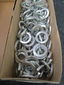100 pk Zinc Blue Regular Split Lock...