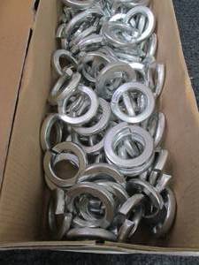 100 pk Zinc Blue Regular Split Lock...