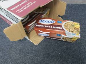 8- 8.8 oz pks Minute Brown Rice & Q...