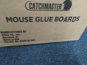 Box of Catch Master Mouse Glue Boar...