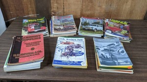 lot 297 image: Large Collection of Vintage Automotive Magazines and Books Model T, Chrysler, Ford, Motor Life, Sheet Metal, and More