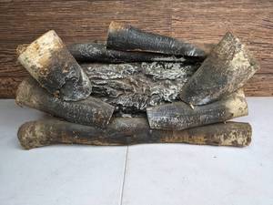 lot 146 image: Faux Firewood with Flickering Light for Faux Fireplace