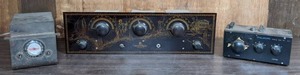 lot 207 image: Vintage Radio Equipment  Crosley Fiver-Roamio Car Radio, Apollo Radio, and Philmore Crystal Receiver-1924