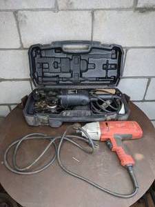 lot 413 image: Heavy Duty Milwaukee Impact Wrench and Dual Saw Destroyer CS650