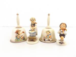 2 Hummel Figurines 2 Hummel Bells, 1979 and 1980