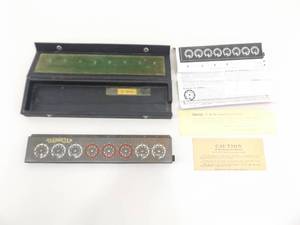 Vintage Addometer in Case wPaperwork