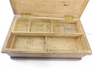 Antique Tool Box w2 Sliding Drawers