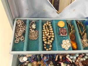 2 Jewelry Boxes Full of Costume Jewelry