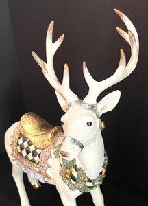 lot 35 image: MacKenzie Childs Winter White Stag
