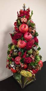 lot 2 image: MacKenzie Childs Gala Tabletop Tree