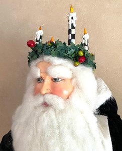 lot 5 image: Mackenzie-Childs Noel Advent Santa