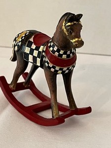 lot 52 image: Rocking Horse Ornament