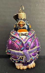 lot 103 image: Jay Strongwater Penguin Figurine Ornament