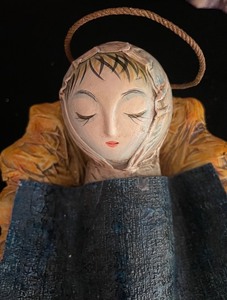 lot 114 image: Paper Mache Nativity Scene from Mexico