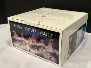 lot 99 image: Figi Santas Crystal Valley Figurine Dashing Through the Snow