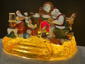 lot 93 image: Figi Santas Crystal Valley Figurine The Book of Legends with Box and Certificate