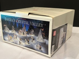lot 89 image: Figi Graphics presents Santas Crystal Valley Rocking Horse Dreams Figurine with Original Box