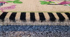 lot 127 image: New MacKenzie Childs Birdhouse Entry Mat