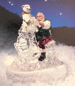 lot 160 image: Figi Graphics presents Santas Crystal Valley Rocking Horse Dreams Figurine