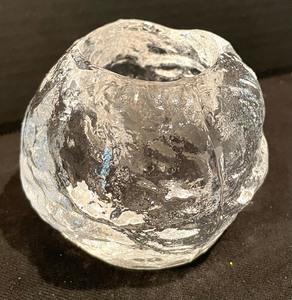 lot 176 image: Kosta Boda Snowball Votive Candle Holder
