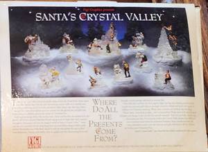 lot 180 image: Figi Graphics Santas Crystal Valley - The Santa Express