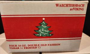 lot 188 image: Festive Waechtersbach by Viking Glass Set