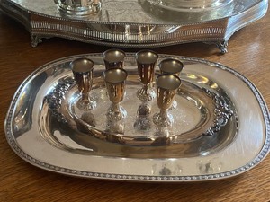 lot 212 image: Variety of Vintage Silver Plate Items