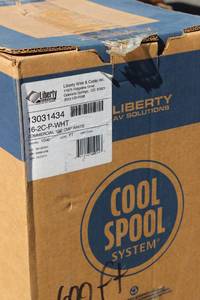 lot 121 image: 600 FT Wire Spool Of Liberty AV 16 - 2 C- P- WHT