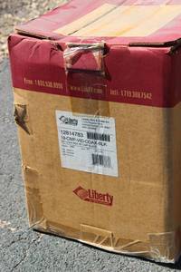 lot 124 image: 1000 Ft Spool Of Liberty Wire  18- CMP- VID - COAX- Black