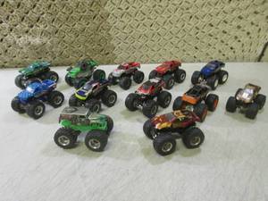 lot 18 image: (BS) 12 Toy Monster Trucks...