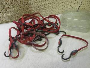 lot 86 image: (BS) 10pc Assorted Length Bungee Co...